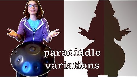 Handpan Exercise // Paradiddle Variations