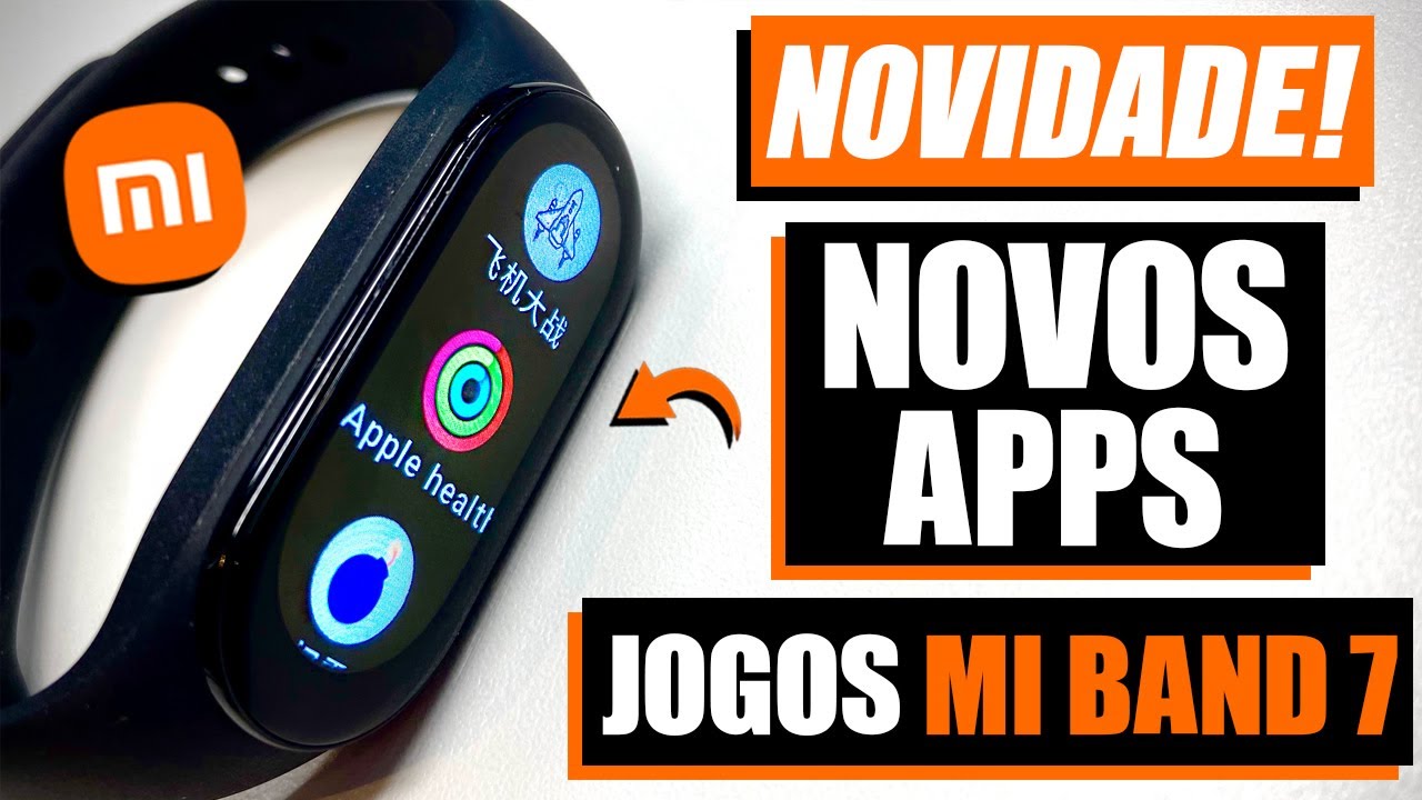 NOVIDADE! Instale APLICATIVOS e JOGOS na XIAOMI MI BAND 7 de MODO FACIL! 