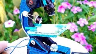 Microscope DIY |How to make a microscope at Home easy|#beta crafts.