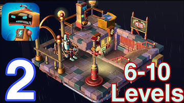 Tiny Robots Recharged Level 6-10  Gameplay Walkthrough part 2 (ios,Android)