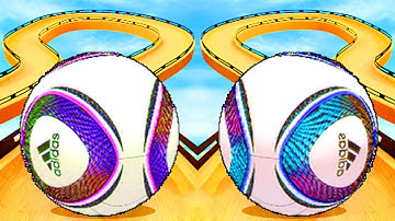 Football vs Reverse in Rolling Ball Sky Escape - Color SpeedRun Gameplay, Race-148