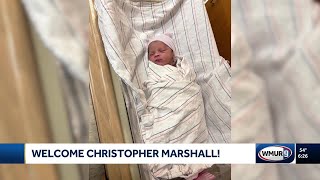 Jonathan Marshall, family celebrate birth of boy