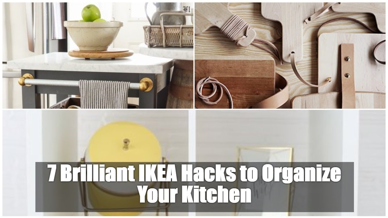 7 Brilliant IKEA Hacks to Organize Your Kitchen - YouTube