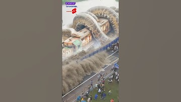 Melihat ular Piton besar di sungai