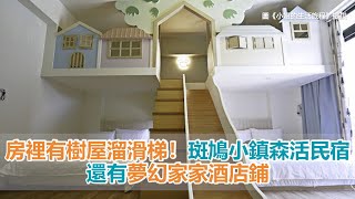 房裡有樹屋溜滑梯！宜蘭斑鳩小鎮森活民宿還有夢幻家家酒店鋪