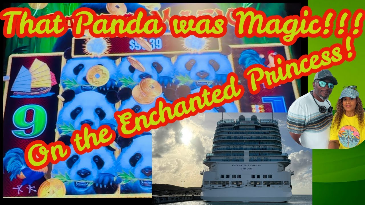 Panda Magic Poppin' on Enchanted Princess Cruise Ship!! 