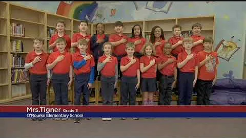 The Pledge - Mrs. Tigner's class at O'Rourke Eleme...