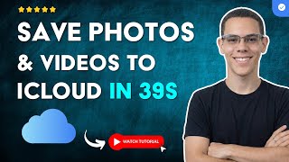How to Automatically SAVE PHOTOS and VIDEOS in ICLOUD in 39 S