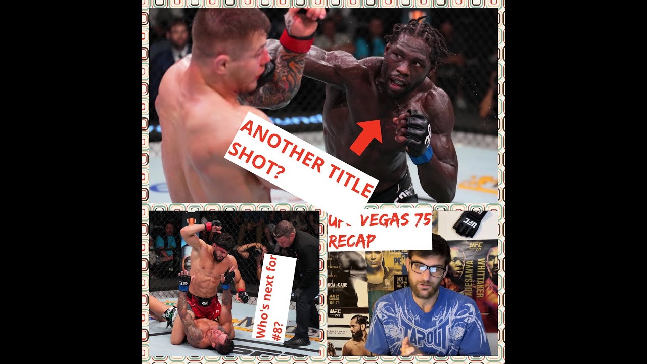 UFC VEGAS 75 RECAP: WHAT IS HAPPENING AT 185?!