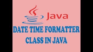 DATE TIME FORMATTER CLASS IN JAVA (URDU / HINDI)
