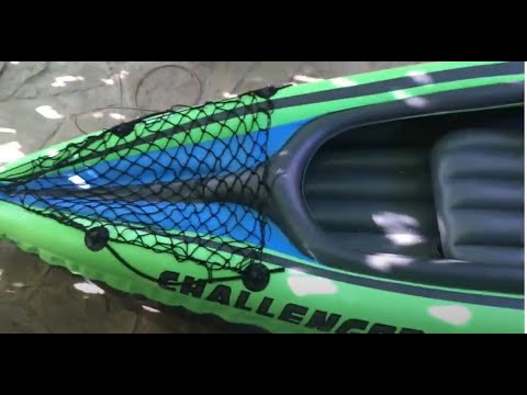 Каяк (байдарка) Intex Challenger k2 обзор часть 2