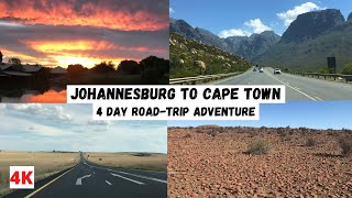 DRIVING from JOHANNESBURG to CAPE TOWN *4 Day Road Trip Adventure*