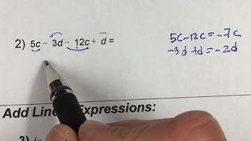 Review: Simplify, Add, Subtract and Factor Linear Expressions