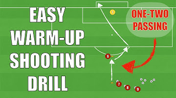 Easy Warm Up Shooting Drill | Football/Soccer