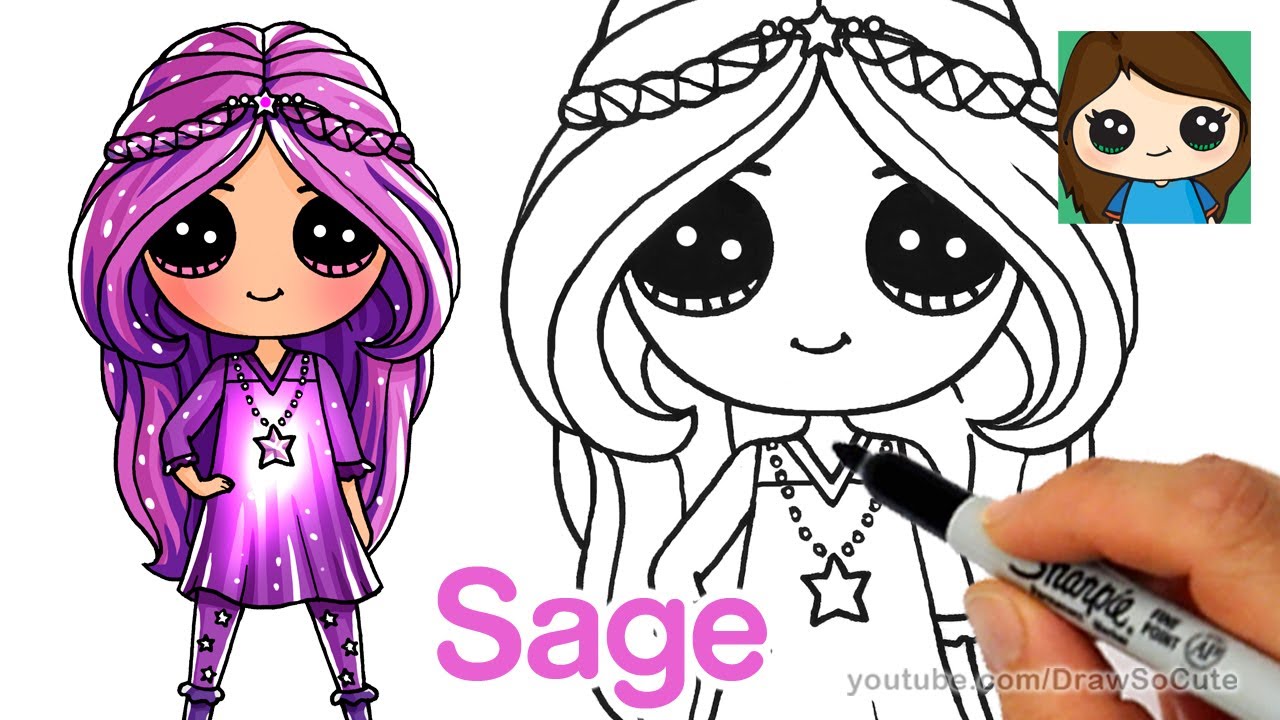 How to Draw  Sage Disney Star Darlings YouTube