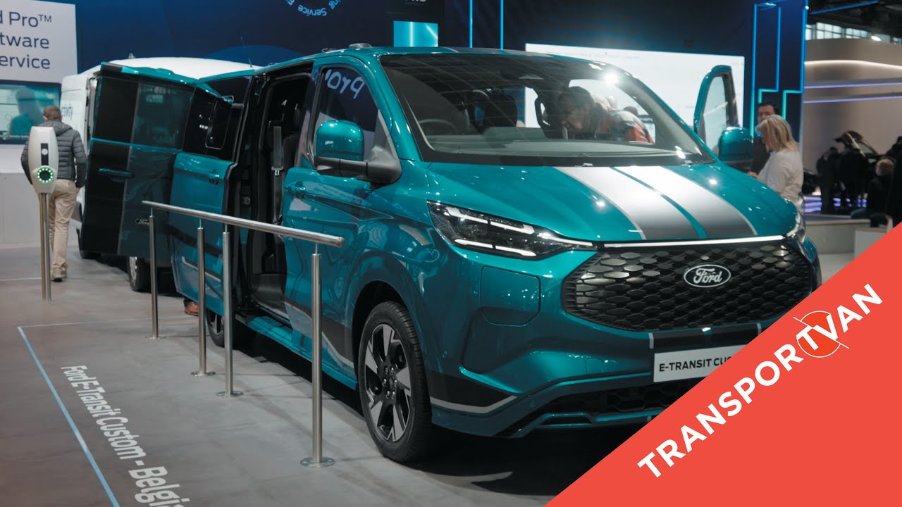 Ford Pro présente l'E-Tourneo Custom, son premier van 100 % électrique