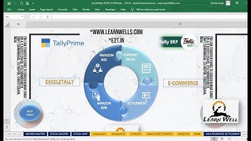 EXCEL TO TALLY - AUTOMATION E-COMMERCE | DIRECT IMPORT IN TALLY PRIME AND TALLY ERP9 | @LearnWell