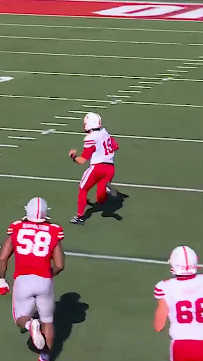 Dylan Raiola is only 19... 🤯 #cfb #football #nebraska