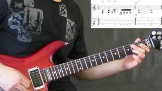 Sepultura - Slave New World (with Solo) - Guitar Lesson (TABS)