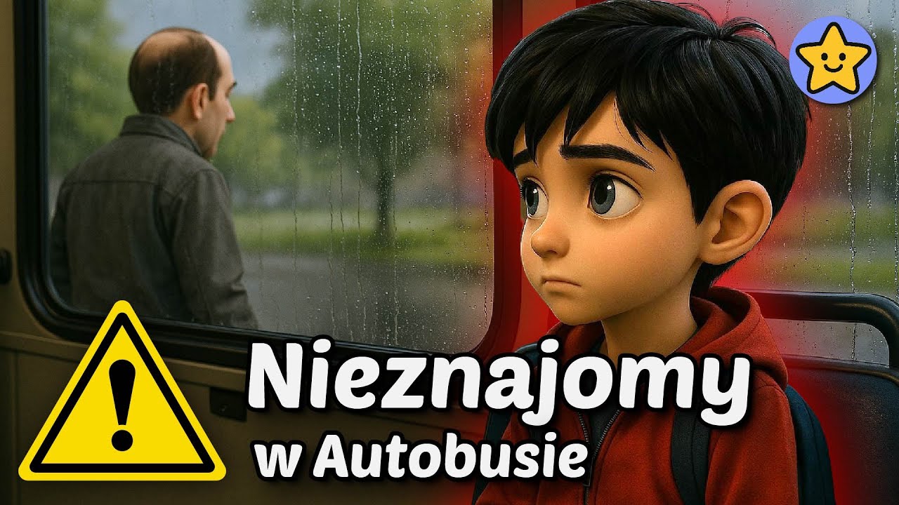 ⚠️🚌 Nieznajomy w Autobusie - Bajka edukacyjna do słuchania - Moja Bajkolandia 🚌⚠️