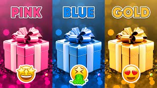 Choose Your Gift...! Pink, Blue or Gold 💗💙⭐️ How Lucky Are You? 😱 Quiz Galaxy