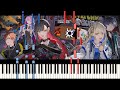 【プロセカ】烈火(niki)/ Vivid BAD SQUAD × 巡音ルカ ピアノ アレンジ
