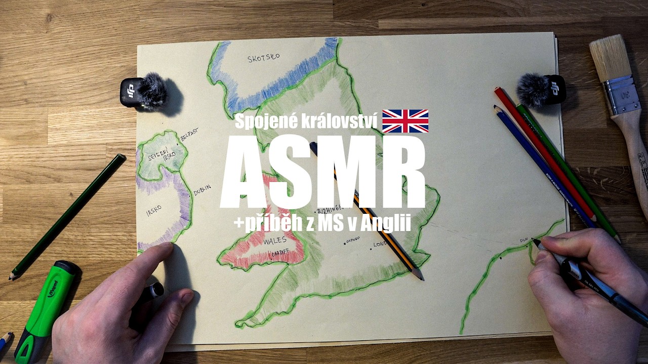 ASMR CZ Mapa + Povídání o výletě na ostrovy