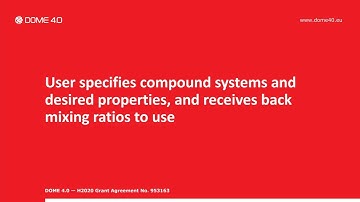DOME 4.0 | Showcase 9: Virtual Development of Composite Materials