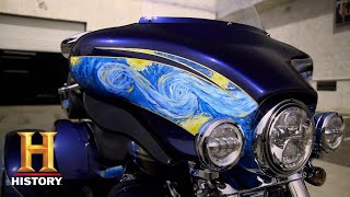 Counting Cars: Harley Bike DECKED OUT with Van Gogh MASTERPIECE (Season 4) | History