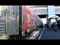 Прибытие ЧС2К-889 с поездом №124В Белгород — Новосибирск