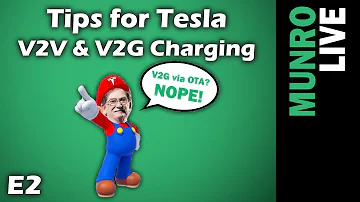 Tips for Tesla E2 - Vehicle-to-Vehicle (V2V) and Vehicle-to-Grid (V2G) Charging