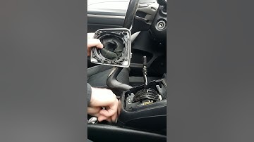 REPLACING THE SHIFT BOOT COVER ON A HONDA CIVIC SI