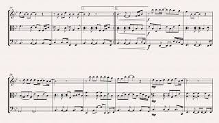 Make You Feel My Love String Trio Sheet Music Cover Adelle