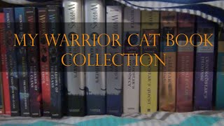 //My warrior cat book collection//
