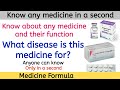 Which medicine is used for what how to know  everyone needs to knowvery easy formulapharmacology