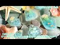 【UVレジン】シーグラスにレジンの海をのせてみました(*^^*)