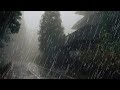 Rain sounds for sleeping  99 instantly fall asleep with rain and thunder sound at night