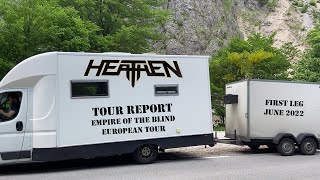 Heathen - Empire of the Blind European Tour Report - First Leg June 2022