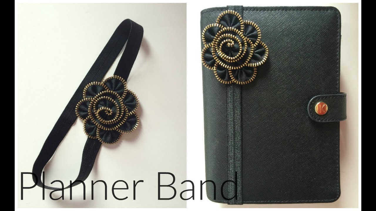 Zipper Flower Planner Band