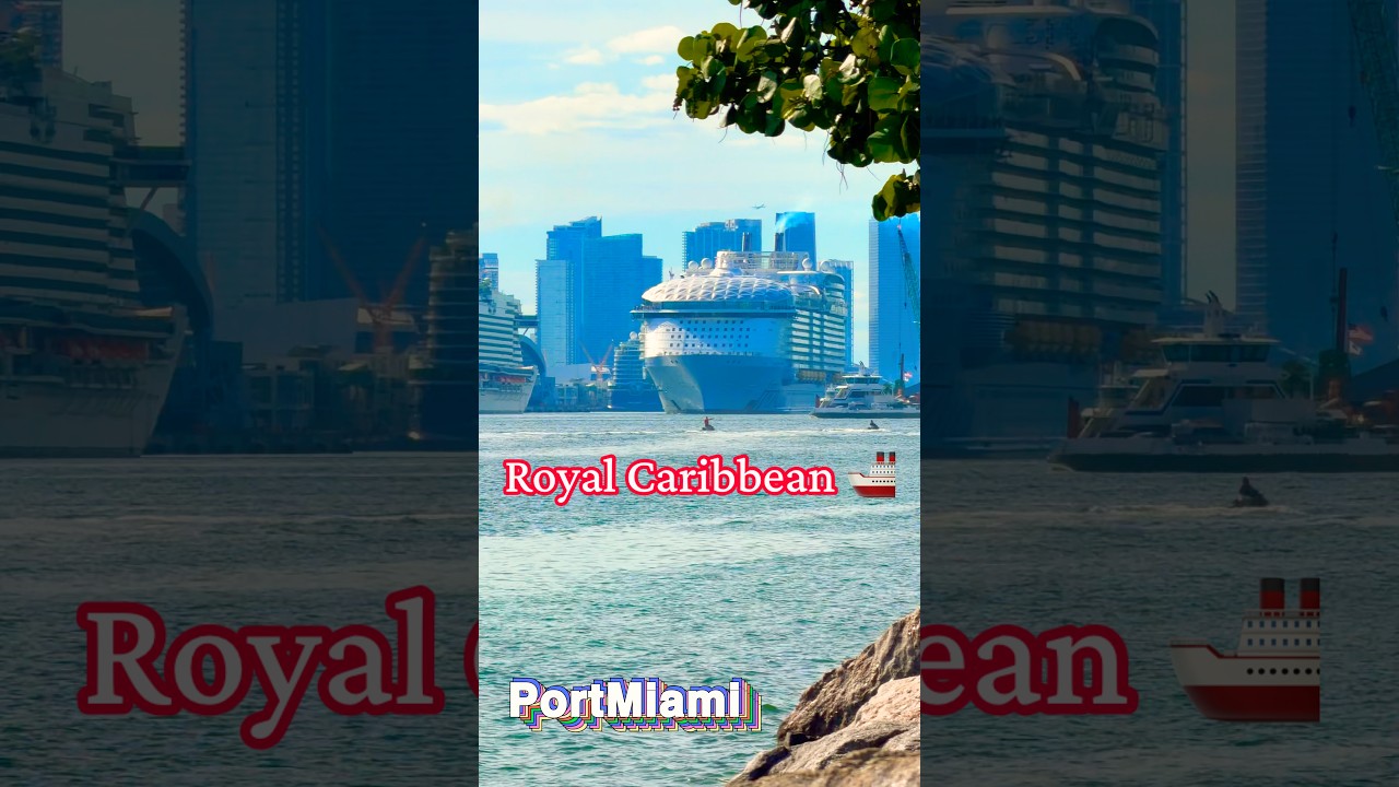 Wonder of the Seas 🚢 #royalcaribbean #cruise #travel #vacation #cruiseship #ship #portmiami