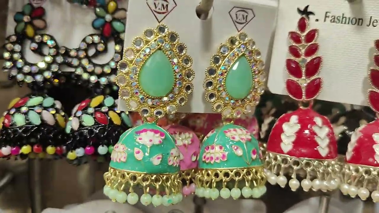 Beautiful Mirror Moon Jhumkas for Girls Women Under 50 Earrings for Women  Girls