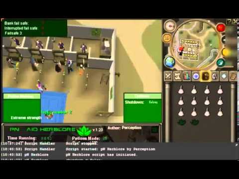 AutoHerblorePRO - The #1 Herblore Bot Free On RSBOT [Dl in Description]