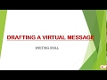 3.5 Drafting a virtual message ई . १२ वीच्या  विद्यार्थ्यांसाठि मराठीमध्ये