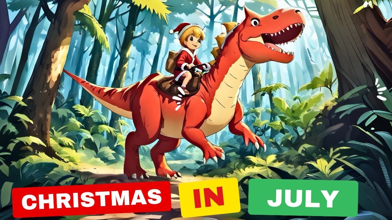 Christmas in July: A Dinosaur Bedtime Story for Kids
