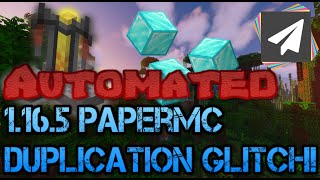 Minecraft 1.16.5 Multiplayer Any Item Duplication Glitch! (AUTOMATED)