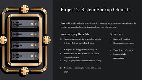 project 2: sistem backup otomatis