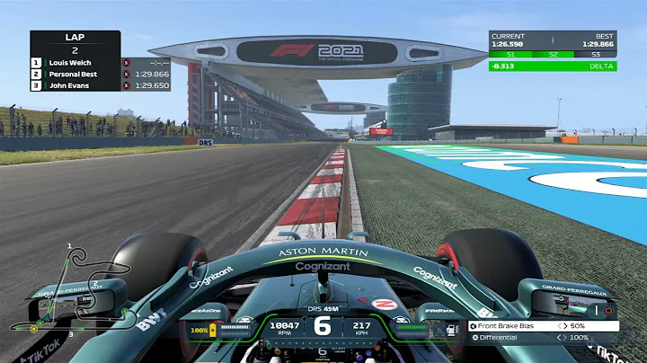 F1 2021 - China World Record with CONTROLLER - 1.2...