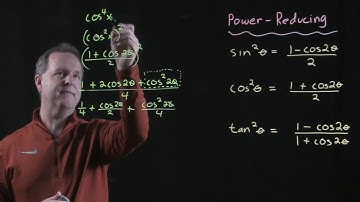 Power-Reducing Formulas