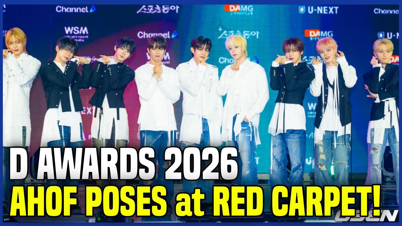 MORE VIDEOS of AHOF on the RED CARPET of D AWARDS 2026!