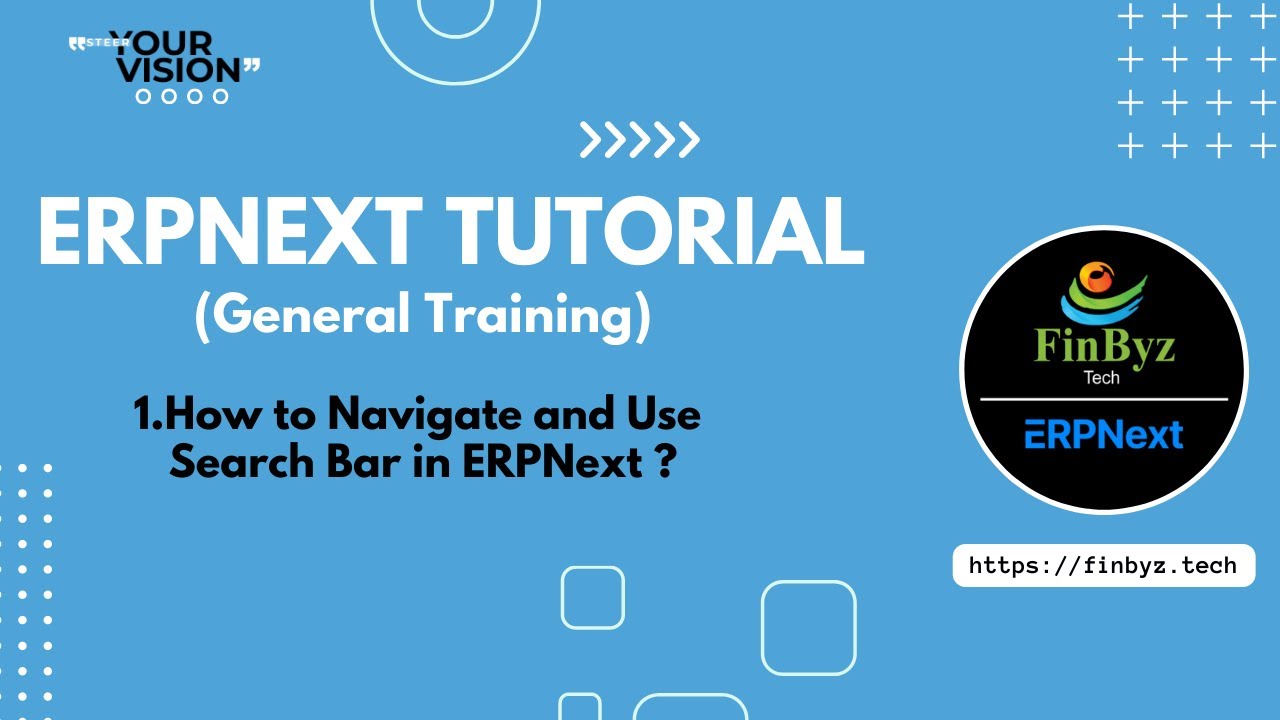 1. How to Navigate and Use Search Bar in ERPNext | #erpnext # ...